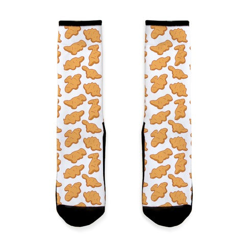 Dino Nuggies Pattern Socks